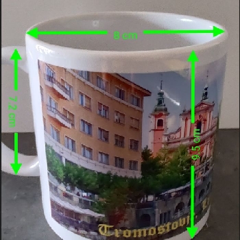 Skodelica za sublimacijski prenos 350mL